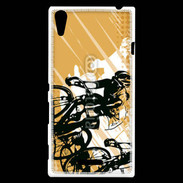Coque Sony Xperia T3 Illustration de cycliste 5