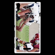 Coque Sony Xperia T3 Face à face football américain