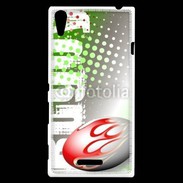 Coque Sony Xperia T3 Illustration rugby 5