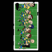 Coque Sony Xperia T3 Cartoon rugby 1