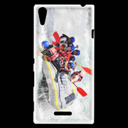 Coque Sony Xperia T3 Rafting en rivière très agitée 