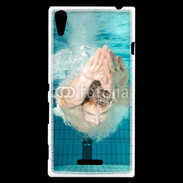 Coque Sony Xperia T3 Nageur sous l'eau 5