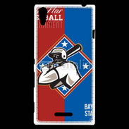 Coque Sony Xperia T3 All Star Baseball USA