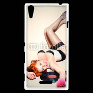 Coque Sony Xperia T3 Pin up musique