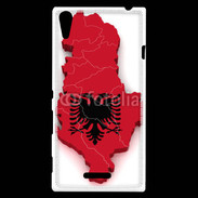 Coque Sony Xperia T3 drapeau Albanie