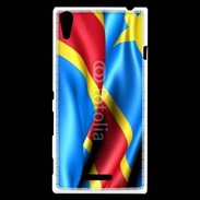 Coque Sony Xperia T3 Drapeau Congo