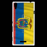 Coque Sony Xperia T3 drapeau Equateur