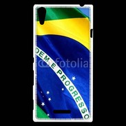Coque Sony Xperia T3 drapeau Brésil 5