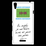 Coque Sony Xperia T3 Les potes Bonus offensif-défensif Blanc