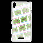 Coque Sony Xperia T3 Dégradé Bonus Offensif-défensif Blanc