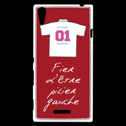 Coque Sony Xperia T3 Pilier gauche Bonus offensif-défensif Rouge