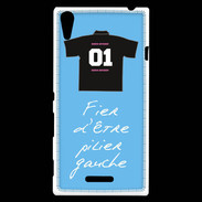 Coque Sony Xperia T3 Pilier gauche Bonus offensif-défensif Bleu 2