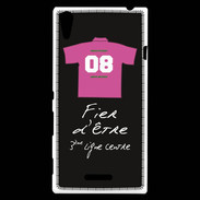 Coque Sony Xperia T3 Troisième ligne centre Bonus offensif-défensif Noir