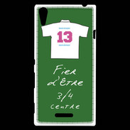 Coque Sony Xperia T3 3/4 centre D Bonus offensif-défensif Vert