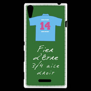 Coque Sony Xperia T3 3/4 aile droit Bonus offensif-défensif Vert 2
