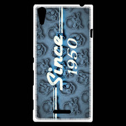 Coque Sony Xperia T3 Since crane bleu 1950