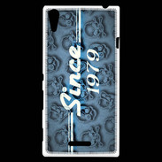 Coque Sony Xperia T3 Since crane bleu 1979