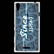 Coque Sony Xperia T3 Since crane bleu 1994