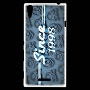 Coque Sony Xperia T3 Since crane bleu 1998