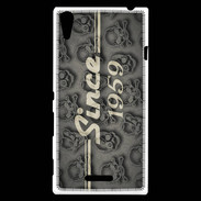 Coque Sony Xperia T3 Since crane gris 1959