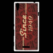 Coque Sony Xperia T3 Since crane rouge 1949