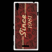 Coque Sony Xperia T3 Since crane rouge 1981
