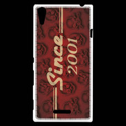 Coque Sony Xperia T3 Since crane rouge 2001