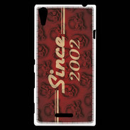Coque Sony Xperia T3 Since crane rouge 2002