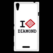 Coque Sony Xperia T3 I love Diamond