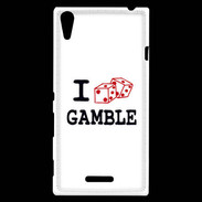 Coque Sony Xperia T3 I love Gamble