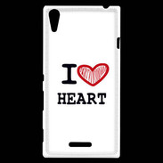 Coque Sony Xperia T3 I love Heart