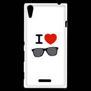 Coque Sony Xperia T3 I love Lunette Fun