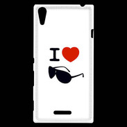 Coque Sony Xperia T3 I love Lunette Fun 2