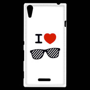 Coque Sony Xperia T3 I love Lunette Fun 3