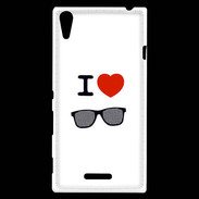 Coque Sony Xperia T3 I love Lunette Fun 4