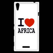 Coque Sony Xperia T3 I love Africa