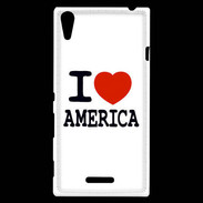 Coque Sony Xperia T3 I love America