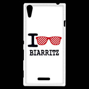 Coque Sony Xperia T3 I love Biarritz 2