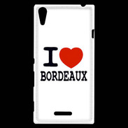 Coque Sony Xperia T3 I love Bordeaux
