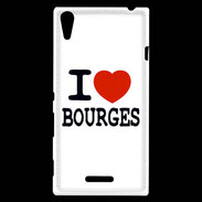 Coque Sony Xperia T3 I love Bourges