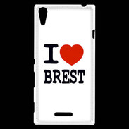 Coque Sony Xperia T3 I love Brest