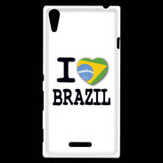 Coque Sony Xperia T3 I love Brazil 2