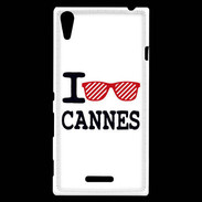 Coque Sony Xperia T3 I love Cannes 2