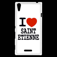 Coque Sony Xperia T3 I love Saint Etienne