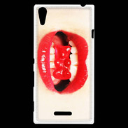 Coque Sony Xperia T3 Bouche et nounours PR