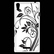 Coque Sony Xperia T3 motif fleurs 2