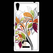 Coque Sony Xperia T3 Fleurs