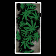 Coque Sony Xperia T3 Feuilles de cannabis 50