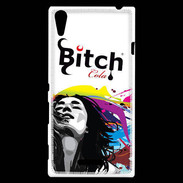 Coque Sony Xperia T3 Bitch cola et fille