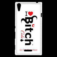 Coque Sony Xperia T3 I love Bitch Cola